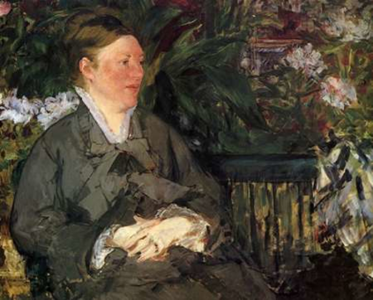 Picture of MME MANET IN THE CONSERVATORY, 1879