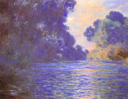 Picture of BRANCH OF THE SEINE NEAR GIVERNY 1897