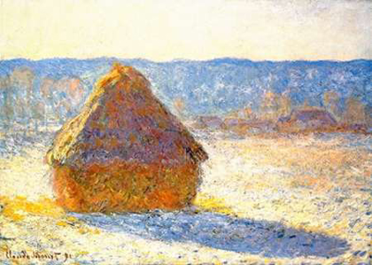 Picture of HAYSTACK IN WINTER 1891