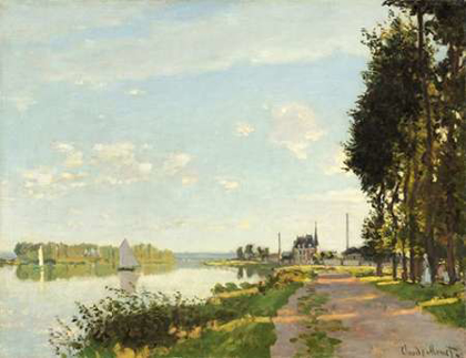 Picture of RIVERSIDE WALK AT ARGENTEUIL 1872