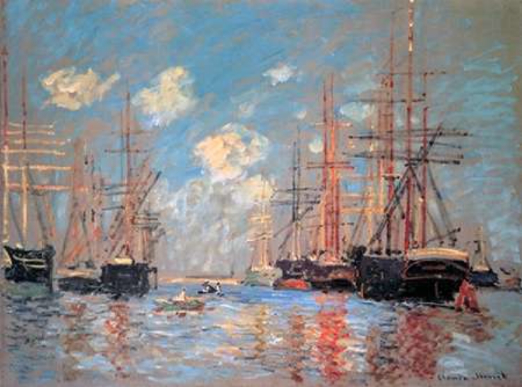 Picture of SEASCAPE THE PORT OF AMSTERDAM 1874