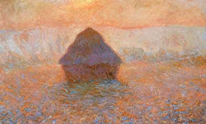 Picture of STACK OF WHEAT SUN IN THE MIST 1891