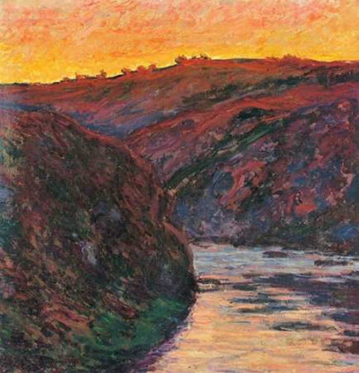 Picture of THE CREUSE SUNSET 1889