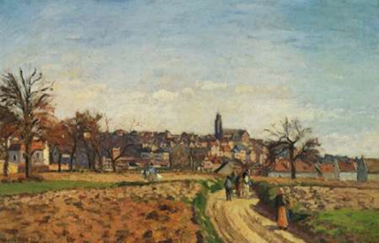 Picture of VIEW OF PONTOISE 1873