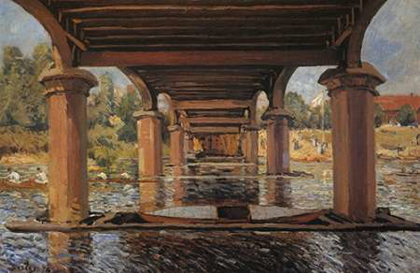 Picture of UNDER THE BRIDGE AT HAMPTON COURT