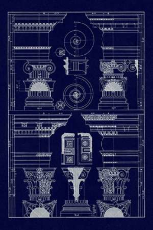 Picture of PEDIMENTS OF THE RENAISSANCE (BLUEPRINT)