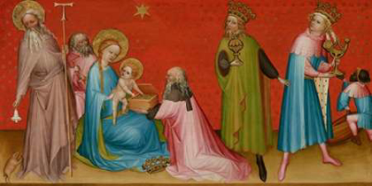 Picture of THE ADORATION OF THE MAGI WITH SAINT ANTHONY ABBOT