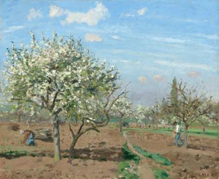 Picture of ORCHARD IN BLOOM, LOUVECIENNES, 1872