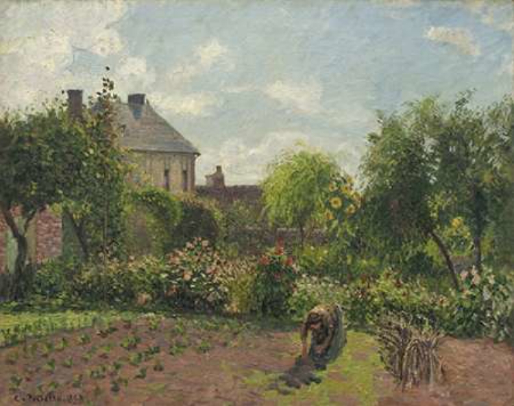 Picture of THE ARTISTS GARDEN AT ERAGNY, 1898