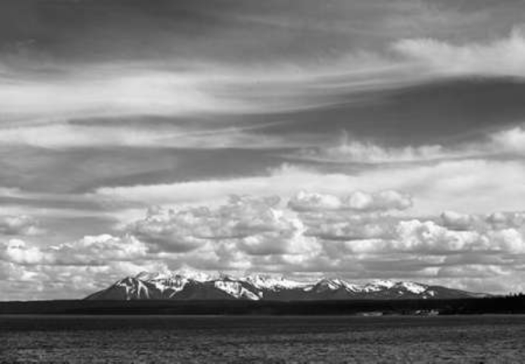 Picture of YELLOWSTONE LAKE, MT. SHERIDAN, YELLOWSTONE NATIONAL PARK, WYOMING, CA. 1941-1942