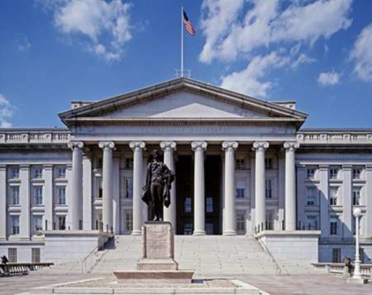 Picture of U.S. TREASURY BUILDING, WASHINGTON, D.C.