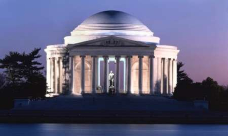 Picture of JEFFERSON MEMORIAL, WASHINGTON, D.C. - VINTAGE STYLE PHOTO TINT VARIANT