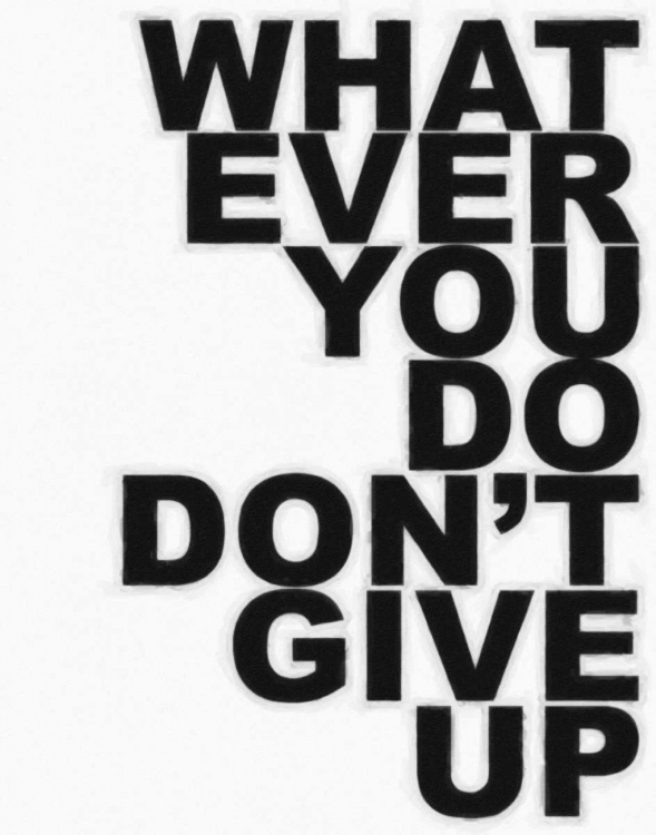 Picture of DONT GIVE UP