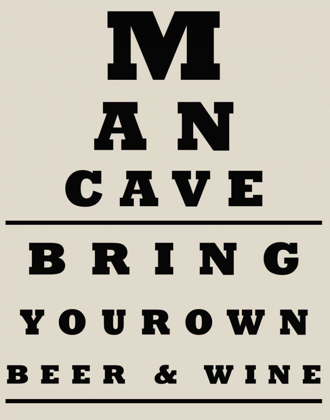 Picture of MAN CAVE  CHART