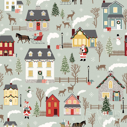Picture of CHRISTMAS VILLAGE PATTERN I