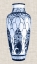 Picture of BLUE AND WHITE VASE I