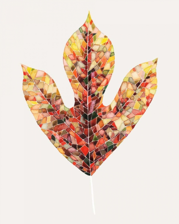 Picture of FALL MOSAIC LEAF II