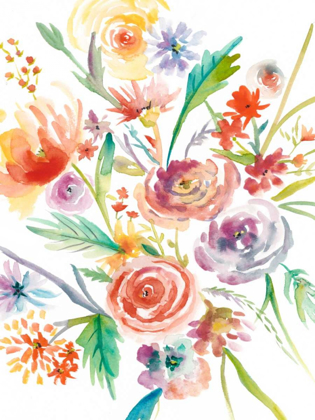 Picture of FLOATING FLORALS I