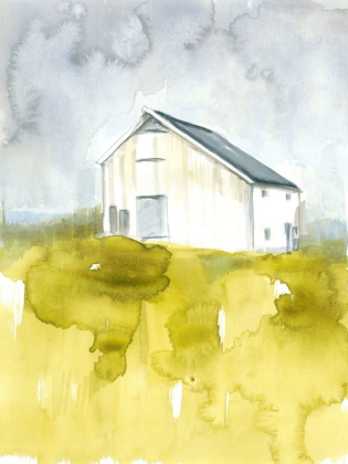 Picture of WHITE BARN ON CITRON I