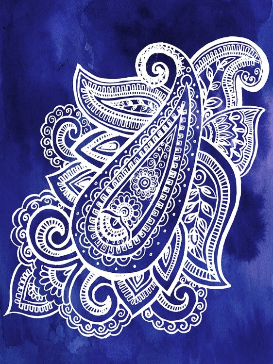 Picture of INDIGO PAISLEY I