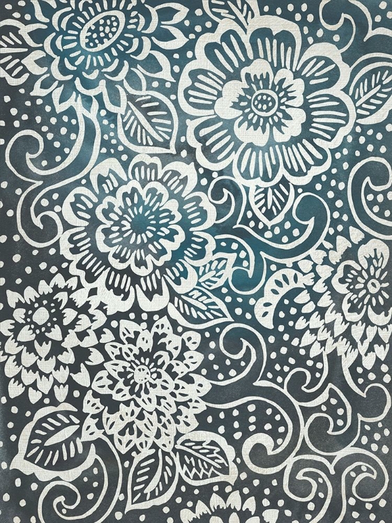 Picture of FLORAL BATIK I