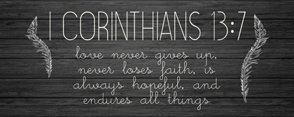 Picture of I CORINTHIANS 13 7