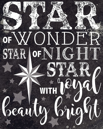 Picture of CHRISTMAS CHALKBOARD STAR