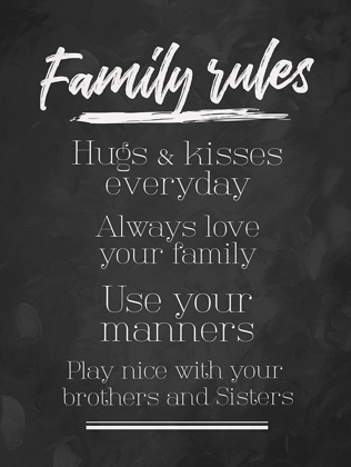 Picture of FAMILY RULES CHALK TONE