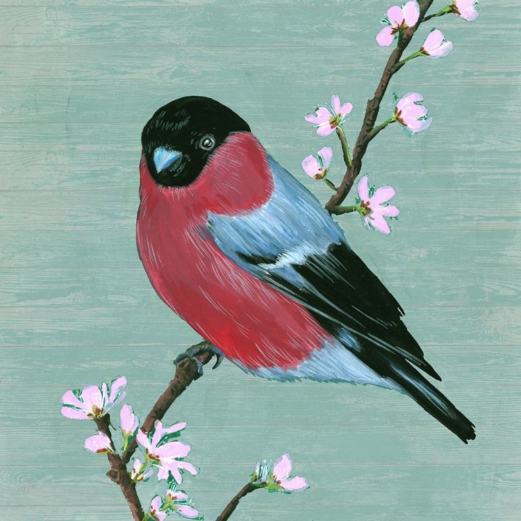 Picture of BIRD AND BLOSSOMS I