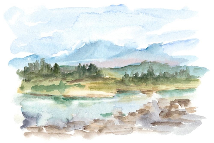 Picture of MOUNTAIN WATERCOLOR III