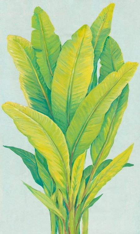 Picture of CHARTREUSE TROPICAL FOLIAGE I