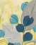 Picture of NAVY AND CITRON FLORAL I