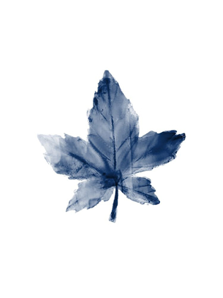 Picture of NAVY LEAF PRINT 1