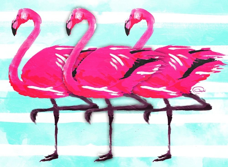 Picture of THREE FLAMINGO