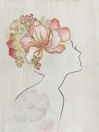 Picture of FASHION FLORAL SILHOUETTE I