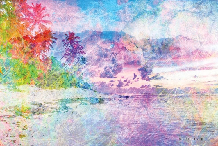 Picture of RAINBOW BRIGHT BEACH SCENE