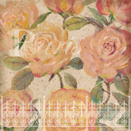 Picture of VINTAGE PAINTERLY ROSES II