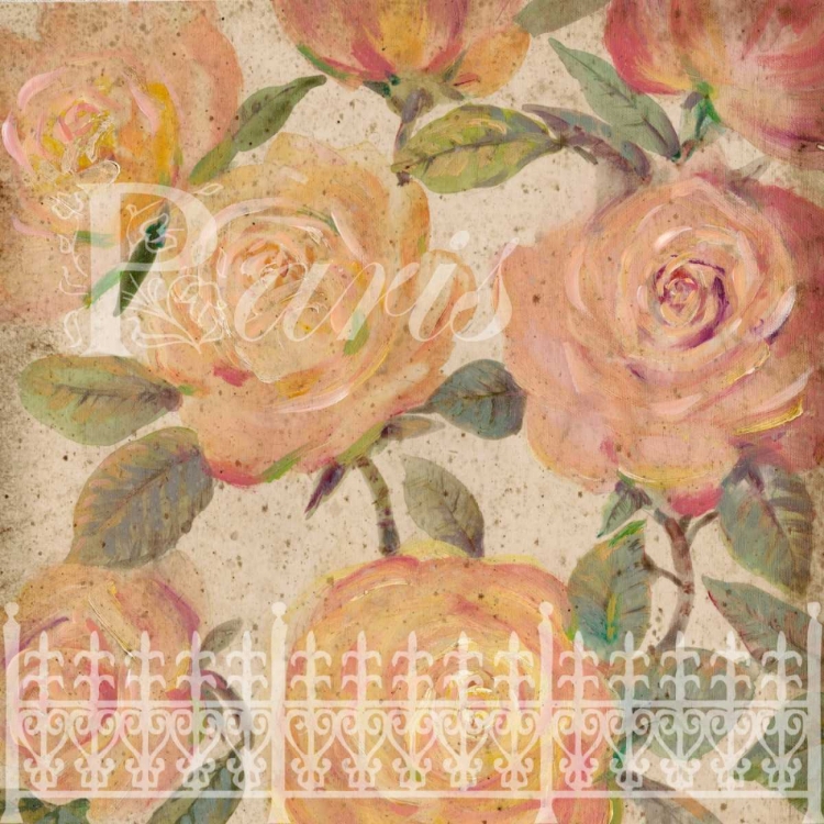 Picture of VINTAGE PAINTERLY ROSES II