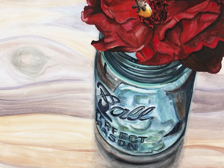 Picture of CUSTOM BALL JAR FLOWER III (ASH)