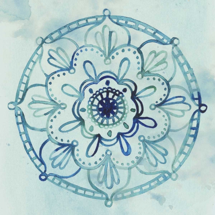 Picture of WATERCOLOR MANDALA IV