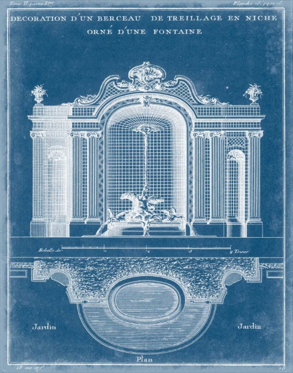 Picture of GARDEN TREILLAGE BLUEPRINT II