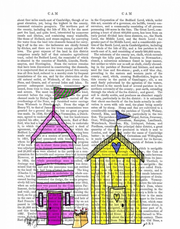 Picture of BEACH HUTS 3 ILLUSTRATION