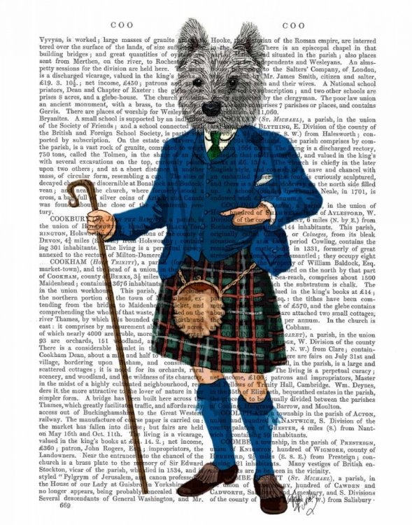 Picture of WEST HIGHLAND TERRIER IN KILT