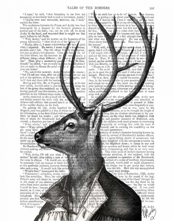 Picture of DEER PORTRAIT 2