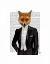 Picture of FOX IN EVENING SUIT PORTRAIT