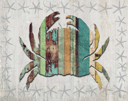 Picture of DISTRESSED WOOD STYLE CRAB 1