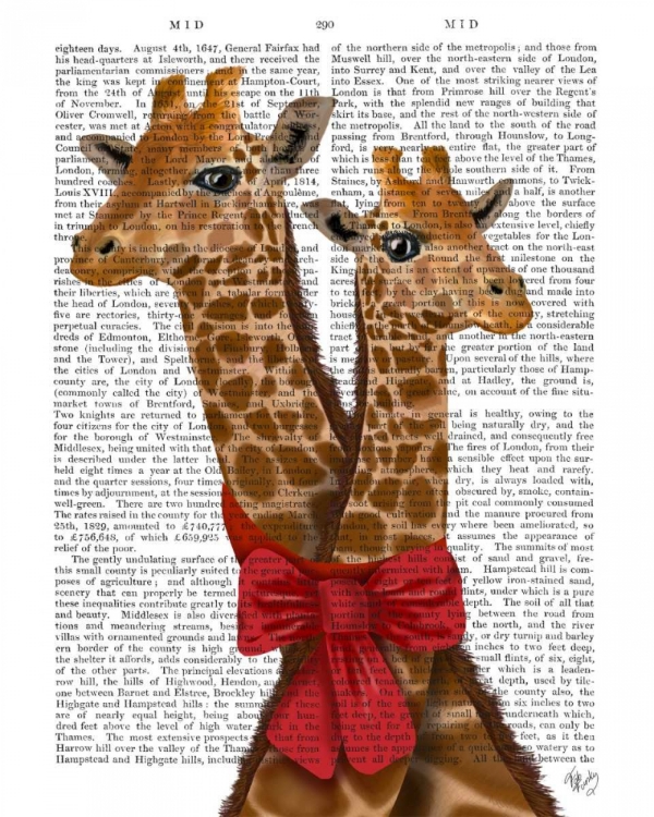 Picture of GIRAFFES AND BOW