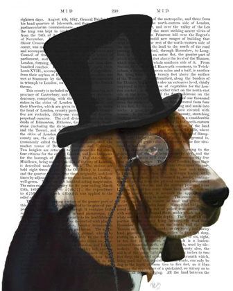 Picture of BASSET HOUND, FORMAL HOUND AND HAT