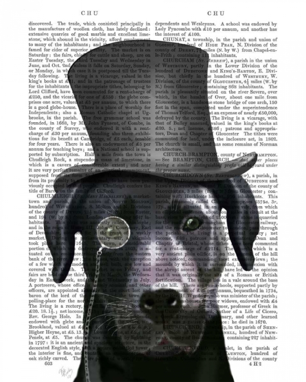 Picture of BLACK LABRADOR, FORMAL HOUND AND HAT