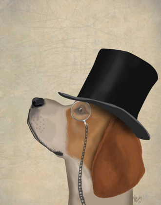 Picture of BEAGLE, FORMAL HOUND AND HAT